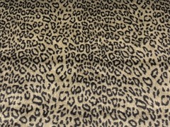 Super Luxury Faux Fur Fabric Material SAVANNAH LEOPARD