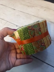 Fabric Central 20 Pc Jelly Roll Adeline 2.5″ X 42″ Strips Fancy Flowers Bg 2