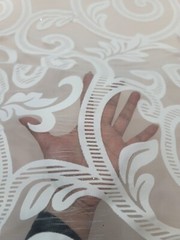 Lace Stretch Fabric by the Yard – Swirls Design, 60″ Wide Nylon Spandex