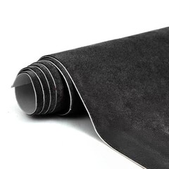 17×70 Inch Premium Black Suede Fabric Wrap – Self-Adhesive Stretchable Interior