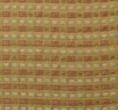 CHENILLE CHECK PASTEL PINK YELLOW CARAMEL MULTIUSE FURNITURE FABRIC BY YARD 55″W