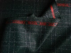 DORMEUIL 100% SUPER 130’s MERINO WOOL WORSTED SUITING FABRIC AQUAPLAN – 3.35 m