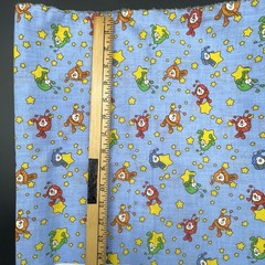 Vintage 1983 Rainbow Brite Sprites Stars Fabric Wesco Reltex Hallmark 15×60
