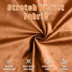 M Mute Touch Velvet Fabric 60 X 80 150Cm X 200Cm Soft Upholstery And Apparel