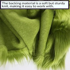 Bianna Olive Green Faux Fur Fabric, 60 inches Wide Options, American Seller, …