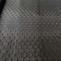 3K 100 *50/100/200/300cm Football Honeycomb Hexagonal Pattern Carbon Fiber Cloth