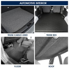 80″ x 40″ Mid Grey Carpet Underfelt Undelaynon Woven Felt Fabric Thick:2MM