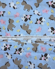 Farm Animal Fabric Springs Creative 35912 Cotton 44″ BTY