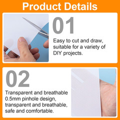 5 Sheets Waterproof PVC Eye Mesh for Furry Cosplay – 11.8″ x 7.87