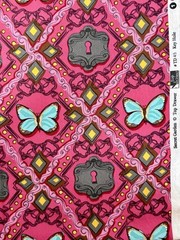 VTG Secret Garden of Butterflies (Top Drawer Quilting Fabrics) – 1 YD 14” x 44”