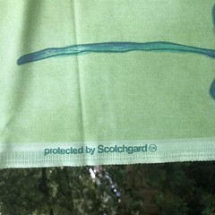 Vintage Fabric Texoprint The Netherlands modernist floral 1 yard scotchguard