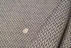 1.25 yards KRAVET DESIGN 36418.50 Chevron Navy Performance Crypton Home Fabric