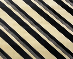 LJ GROUNDWORK SERENO STRIPE MALT ONYX BLACK VELVET FABRIC BY 1/2(0.5) YARD 50″W