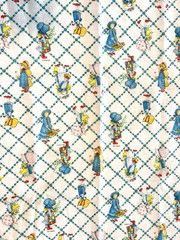 Vintage Holly Hobby Novelty Flannel Fabric 44″ x 36″ New Unused