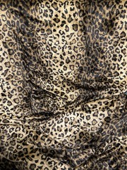 VTG Leopard Print Faux Fur Fabric Valboa Minky Plush 6yd 30″W Lot Cheetah LUXURY