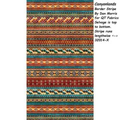 Canyonlands Southwest Cotton quilt fabric Panel 36×44″ QT Dan Morris 32011-X