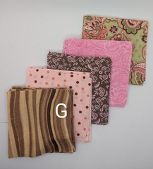3″ fabric squares variety packs- 50 Count – Great For crafts and quilting