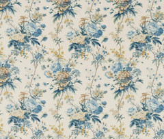 SANDERSON X GILES DEACON CURTAIN FABRIC Lakeland Paradis 5.9 MTRS POPPINJAY/LION