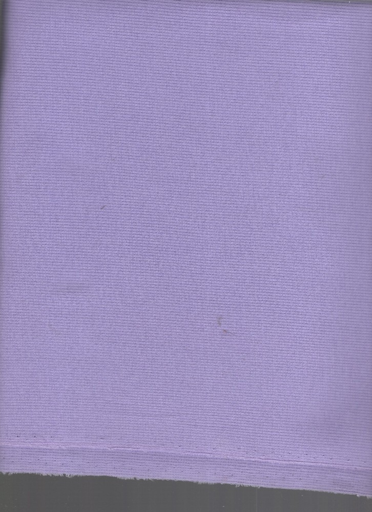 1 yard fabric ribbing lavendar purple 97% cotton 3% spandex 42″ wide