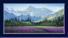 P&B Textiles Aurora’s Passage APAS6432 PA Field of Dreams 24″ Panel Cotton