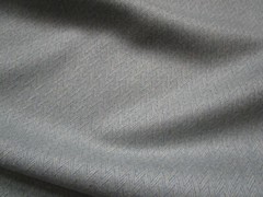 Blue Gray Herringbone Wool Cashmere Blend Fabric BTYARD