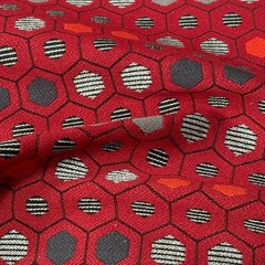 Designtex Segment scarlet Red Fabric 5 Yards 56” Wide Upholstery