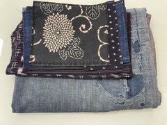 Stunning Artistic Japanese BORO Textile & Vintage Mending Kit Set