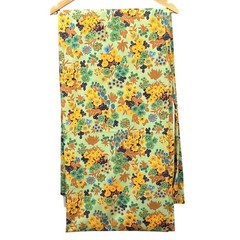 Vintage Floral Fabric Retro Botanical Cottagecore 70’s Boho Flower Power Earthy