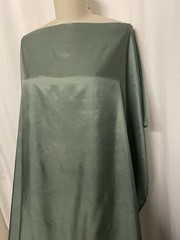 100% Pure Silk Habotai Lustrous Silvery Sage Green Fabric By The Yard 43″ Wide