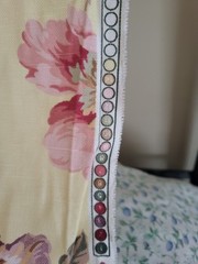 RICHLOOM Platinum Collection Ornate Roses Floral Pink Yellow Sage Large 216″+