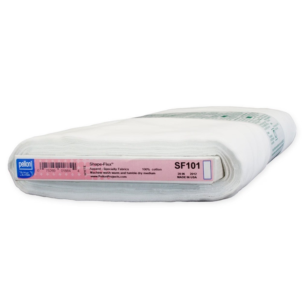 SF101 Fabric Interfacing, White 20″ x 10 Yards by the Bolt