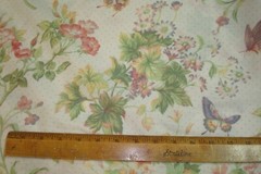 3.66 yds Cotton Sheeting Garden Floral polka dot Quilt Craft Pillow 48″ x 132″