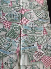 Fabric Ships And Things 29 L X 20 W
