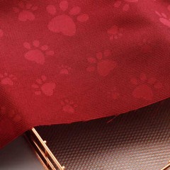 Retro Figured Cloth Fashion Hollow Cat’s Paw Jacquard Fabric Woven Elegant