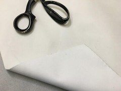 WHITE Black out lining drapery fabric by the yard 54″ wide