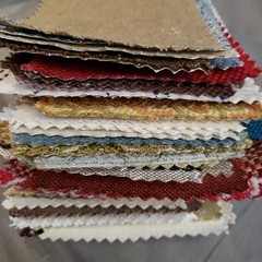 80pc Loose Fabric Samples 4x9in Fabric Swatches Various Patterns (b)