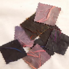 Various Fabric Samples 300+ Lot Crafts DIY Art Project 1.5 x 1.5 Inches Swatches
