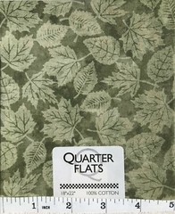 Green Leaves Quarter Flat – Quilt Fabric – Fat Quarter