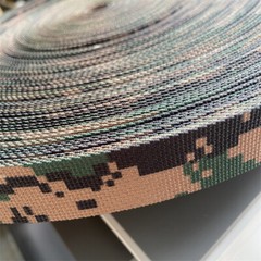 Digital Camouflage Webbing Non-elastic Edging Strips Bag Strap f DIY 2.5cm Width