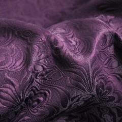 1Yard Butterfly Embossed Material Thick Cotton Blended Men Suit Fabric Purple