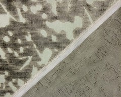 DONGHIA BROKEN MIRROR CAMEL STRIE VELVET ABSTRACT MODERN FABRIC BY THE YARD