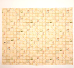 VTG Alexander Henry “Nana’s Napkin Collection ” Peach 1994 Cotton Fabric 35″ L