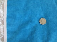 5038. MOTTLED TURQUOISE BLUE Craft, Quilting COTTON FABRIC- – 44″ x 4-1/4 yds.