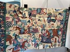 Vtg Mahmud Musavir Fabric Sample Asian Cotton J. H. Thorp & Co. 29″ x 54″ F59