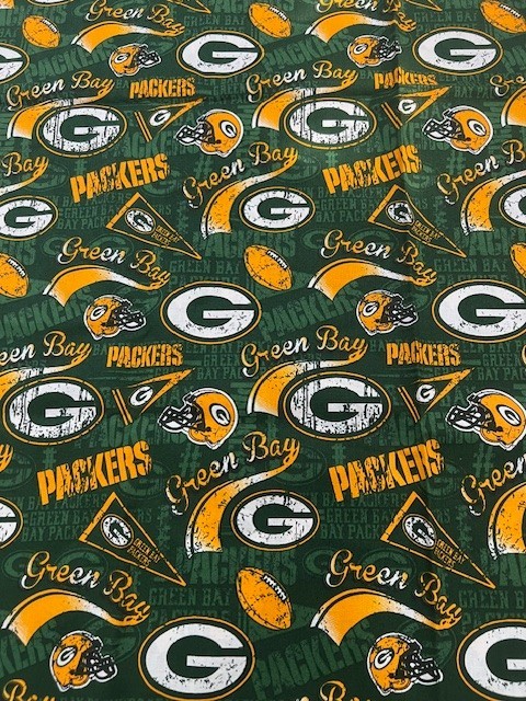 1 Yard NFL Green Bay Packers Pennant Pattern 36″ x 58″ W NTT 2017 FREE SHIPPING