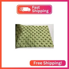 LUVFABRICS Very Soft Minky dimple dot Fabric by The Yard (Rosemary)