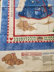 Unique Snowflake Quick Quilt Fabric Panel Daisy Kingdom Wintertime Snowman