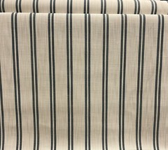PERENNIALS INDOOR OUTDOOR FABRIC PERFORMANCE RACING STRIPE CERULEAN BY THE YARD
