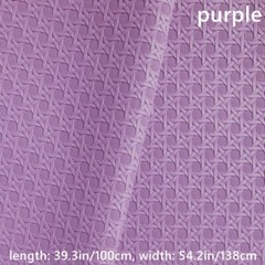 Weaving Pattern PVC Leather Pu Fabric Cloth for Sofa Seat Bags Material DIY