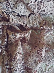 Maggie LIGHT MAUVE Guipure Venice Heavy Lace Fabric by the Yard – 10019